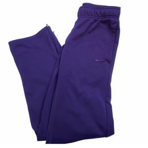 Nike Thermafit Purple Ankle Zip Pants